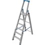 Krause STABILO Teleskop-Stufen-StehLeiter, 6 Stufen - Produktansicht
