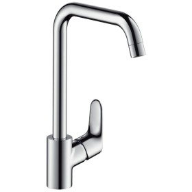 hansgrohe Focus M41 Einhebel-Küchenmischer 260, Niederdruck, offene Warmwasserbereiter, 1jet