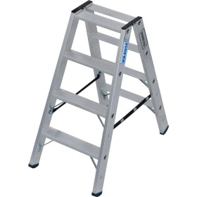 Krause STABILO Stufen-Doppelleiter Schwerlast 2x4 Stufen