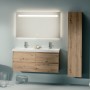 Double vasque LAUFEN LUA 120 x 46 cm avec trou de robinet et trop-plein - photo produit