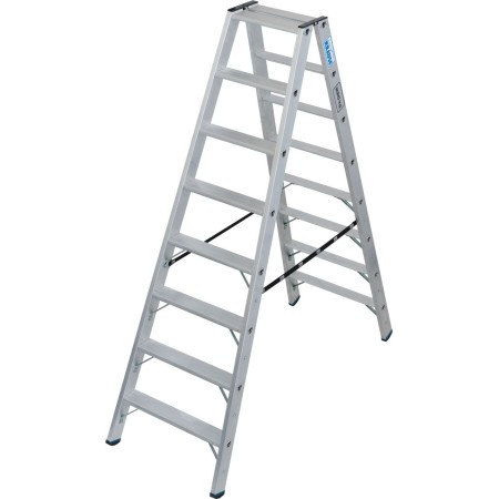 Krause STABILO Stufen-Doppelleiter Schwerlast 2x8 Stufen