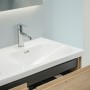 Double vasque LAUFEN LUA 120 x 46 cm avec trou de robinet et trop-plein - vue détaillée