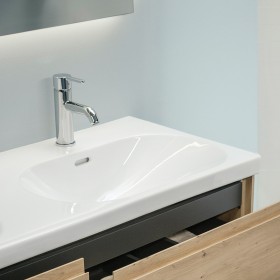 Doppio lavabo LAUFEN LUA 120 x 46 cm con foro per rubinetto e troppopieno