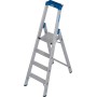 Krause Stabilo Stehleiter mit R13 Stufen, 4 Stufen