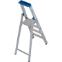 Krause Stabilo Stehleiter mit R13 Stufen, 4 Stufen - Detailansicht