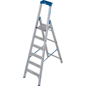 Krause Stabilo Stehleiter mit R13 Stufen, 6 Stufen