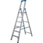 Krause Stabilo Stehleiter mit R13 Stufen, 6 Stufen - technische Ansicht