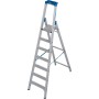 Krause Stabilo Stehleiter mit R13 Stufen, 7 Stufen