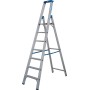 Krause Stabilo Stehleiter mit R13 Stufen, 7 Stufen - technische Ansicht
