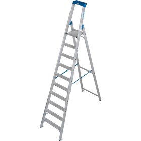 Krause Stabilo Stehleiter mit R13 Stufen, 10 Stufen