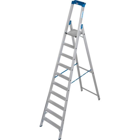 Krause Stabilo Stehleiter mit R13 Stufen, 10 Stufen
