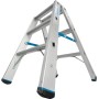 Krause Stabilo Doppelleiter mit R13-Stufen, 2 x 3 Stufen - technische Ansicht