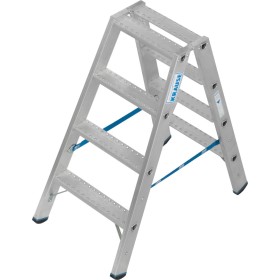 Krause Stabilo Doppelleiter mit R13-Stufen, 2 x 4 Stufen