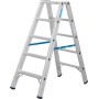 Krause Stabilo Doppelleiter mit R13-Stufen, 2 x 5 Stufen - Detailansicht