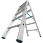 Krause Stabilo Doppelleiter mit R13-Stufen, 2 x 5 Stufen - technische Ansicht