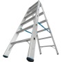 Krause Stabilo Doppelleiter mit R13-Stufen, 2 x 6 Stufen - technische Ansicht