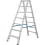 Krause Stabilo Doppelleiter mit R13-Stufen, 2 x 7 Stufen - Detailansicht