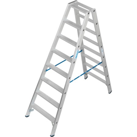 Krause Stabilo Doppelleiter mit R13-Stufen, 2 x 8 Stufen