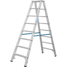 Stabilo Doppelleiter mit R13-Stufen, 2 x 8 Stufen