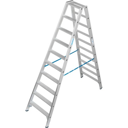 Krause Stabilo Doppelleiter mit R13-Stufen, 2 x 10 Stufen