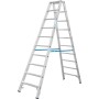 Krause Stabilo Doppelleiter mit R13-Stufen, 2 x 10 Stufen - Detailansicht