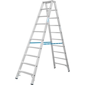 Stabilo Doppelleiter mit R13-Stufen, 2 x 10 Stufen