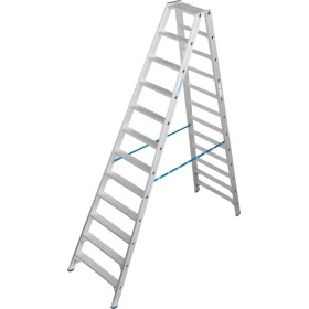 Krause Stabilo Doppelleiter mit R13-Stufen, 2 x 12 Stufen