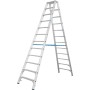 Krause Stabilo Doppelleiter mit R13-Stufen, 2 x 12 Stufen - Detailansicht
