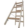 Krause Stabilo Sprossen-Doppelleiter (Holz) 2x4 Sprossen - Produktansicht