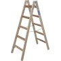 Krause Sprossen-Doppelleiter (Holz) 2x5 Sprossen - technische Ansicht