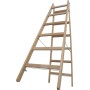 Krause Sprossen-Doppeleiter (Holz) 2x6 Sprossen - Produktansicht