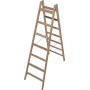 Krause Échelle double à échelons (bois) 2x7 échelons - vue détaillée