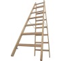 Krause Échelle double à échelons (bois) 2x7 échelons - photo produit