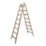 Krause Sprossen-Doppelleiter (Holz) 2x8 Sprossen - technische Ansicht
