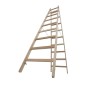Krause Échelle double à échelons (bois) 2x9 échelons - photo produit