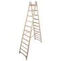Krause Échelle à double barreaux en bois 2x12 barreaux