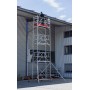 Krause Impalcatura STABILO Serie 10, lunghezza del campo 2,50 m, altezza di lavoro 6,40 m - vista tecnica