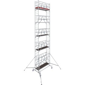 Échafaudage roulant STABILO Série 10, Longueur de champ 2,50 m, Hauteur de travail 9,40 m