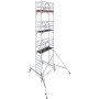 Krause Échafaudage roulant STABILO®, Série 100, Longueur de champ 2,00 m, Hauteur de travail 6,50 m