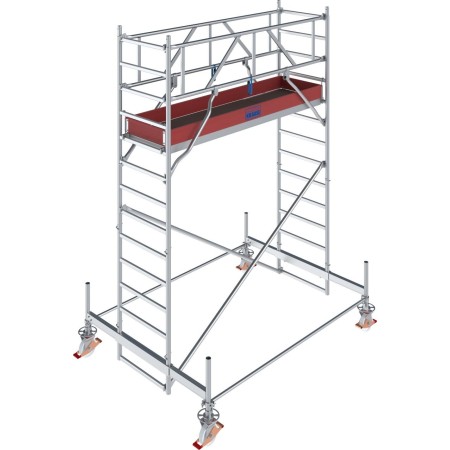 Krause Échafaudage roulant STABILO®, Série 100, Longueur de champ 2,50 m, Hauteur de travail 2,50 m