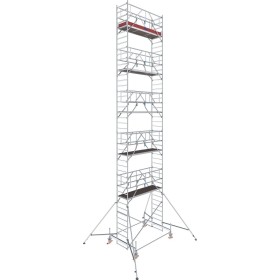 Échafaudage roulant STABILO®, Série 100, Longueur de champ 2,50 m, Hauteur de travail 10,50 m