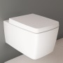 VitrA Metropole WC suspendu VitrAflush 2.0, sans bride avec abattant Slim Wrap