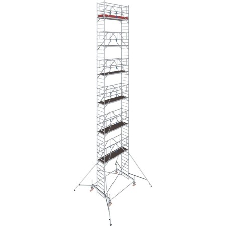 Krause Échafaudage STABILO®, Série 100, Longueur de champ 2,50 m, Hauteur de travail 12,50 m