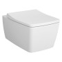 VitrA Metropole WC suspendu VitrAflush 2.0, sans bride avec abattant Slim Wrap - vue détaillée