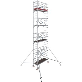 Échafaudage en aluminium STABILO®, Série 1000, Longueur de champ 2,00 m, Hauteur de travail 7,30 m