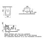 VitrA Metropole WC suspendu VitrAflush 2.0, sans bride avec abattant Slim Wrap