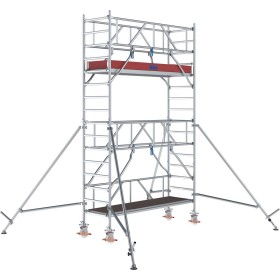 Échafaudage en aluminium STABILO®, Série 1000, Longueur de champ 2,50 m, Hauteur de travail 3,30 m