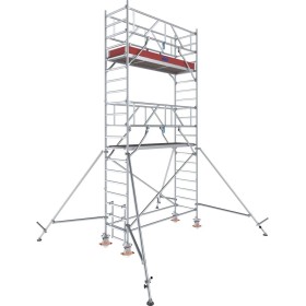 Échafaudage en aluminium STABILO®, Série 1000, Longueur de champ 2,50 m, Hauteur de travail 4,30 m