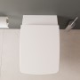 VitrA Metropole WC suspendu VitrAflush 2.0, sans bride avec abattant Slim Wrap