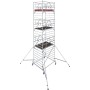 Krause Échafaudage roulant STABILO®, Série 50, Longueur de champ 2,00 m, Hauteur de travail 6,40 m